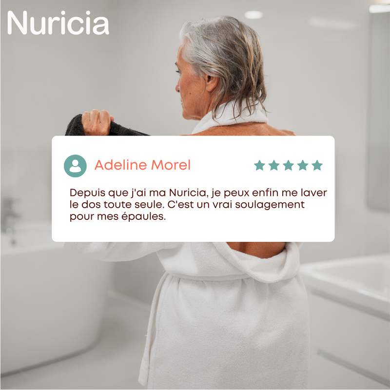 Serviette de douche exfoliante Nuricia