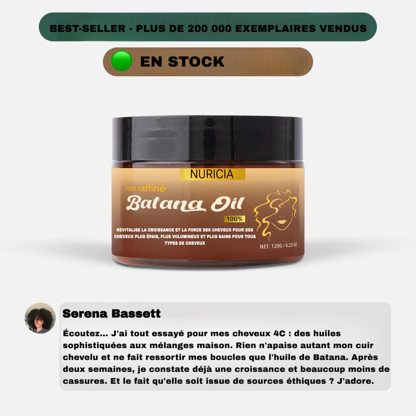 Crema para el crecimiento natural del cabello Nuricia