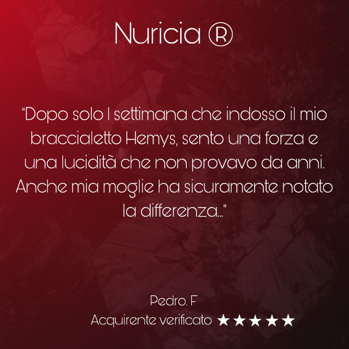 Bracciale in ematite Nuricia®