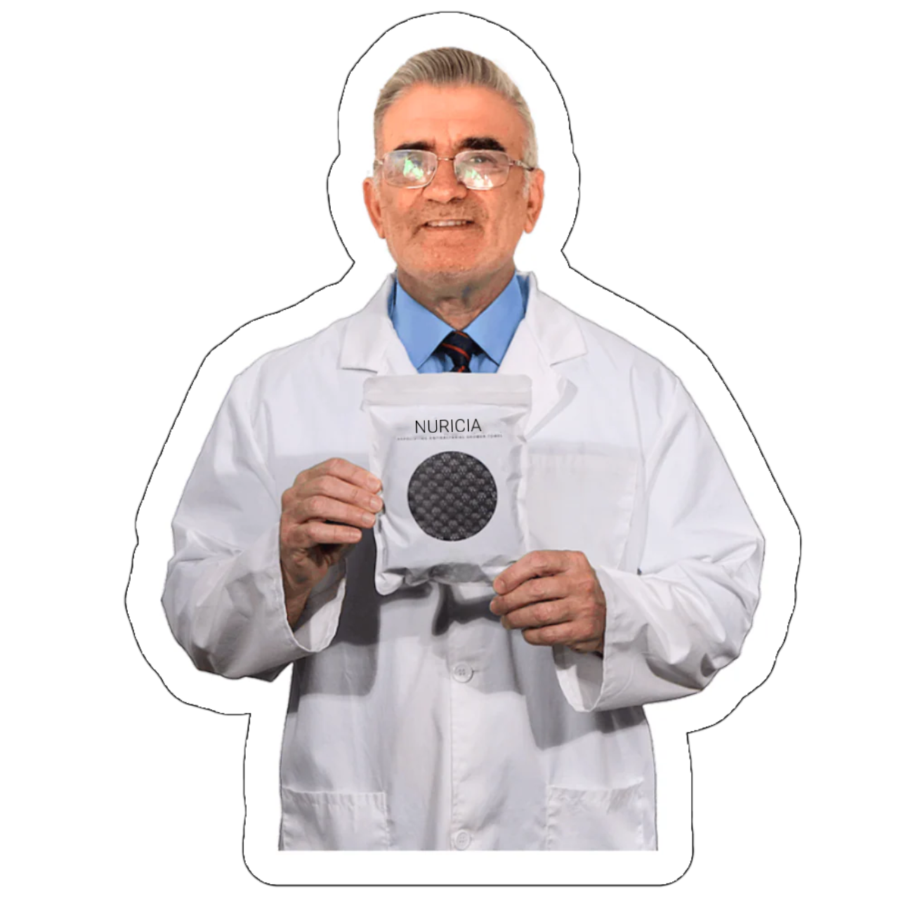 Serviette de douche exfoliante Nuricia