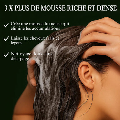 Jabón para el crecimiento del cabello con hojas de ciprés Nuricia